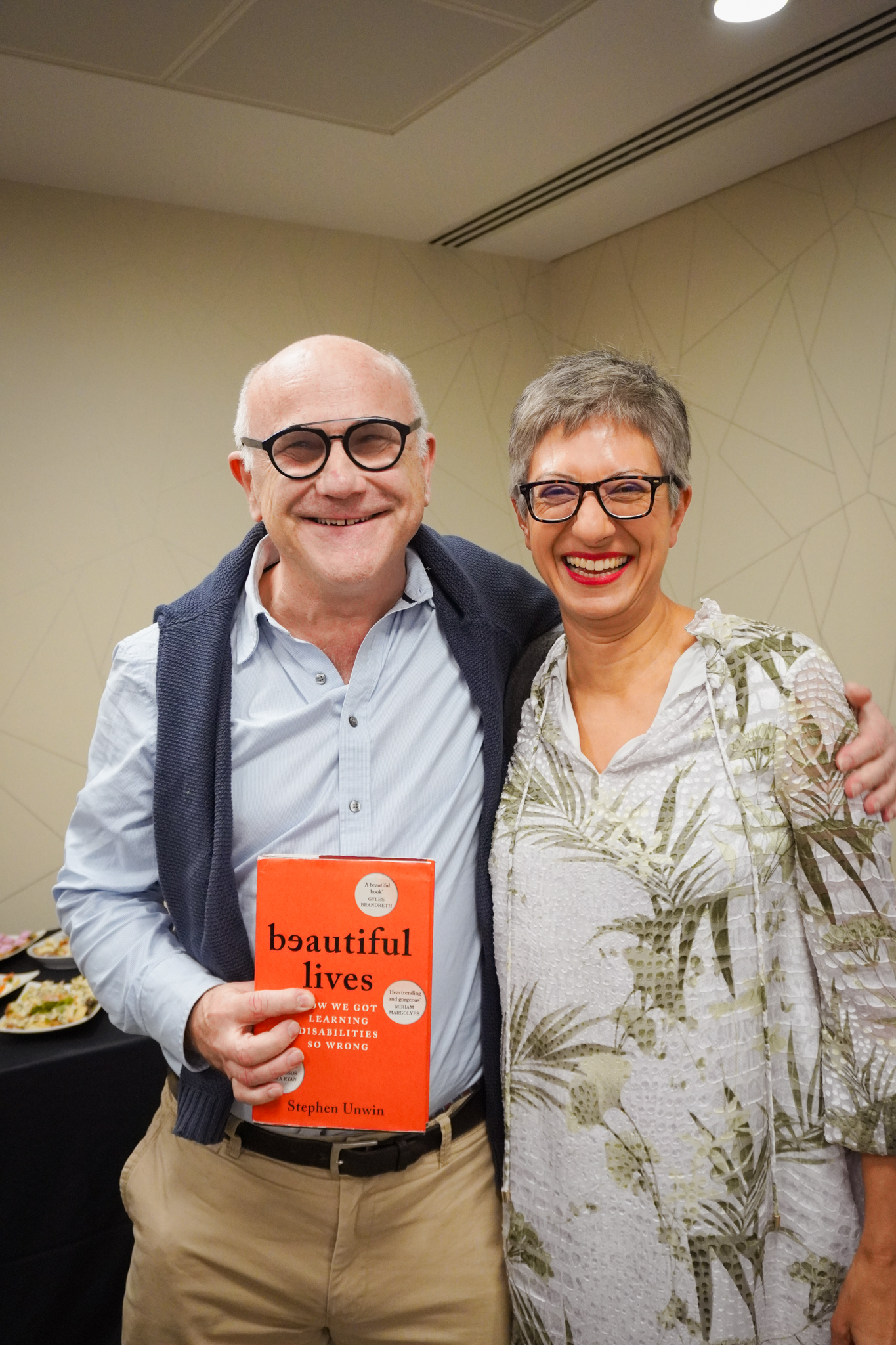 stephen unwin and katie ghose Kids CEO standing together and smiling